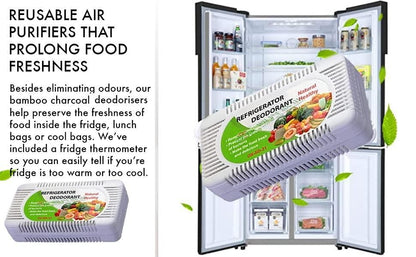 Refrigerator Odor Eliminator Deodorant (Pack of 2)